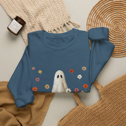 Ghost in Wildflowers Crewneck Sweatshirt