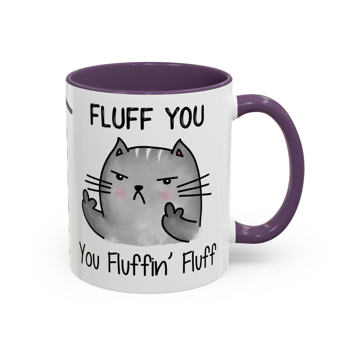 Customizable Fluff You - Accent Coffee Mug (11, 15oz)
