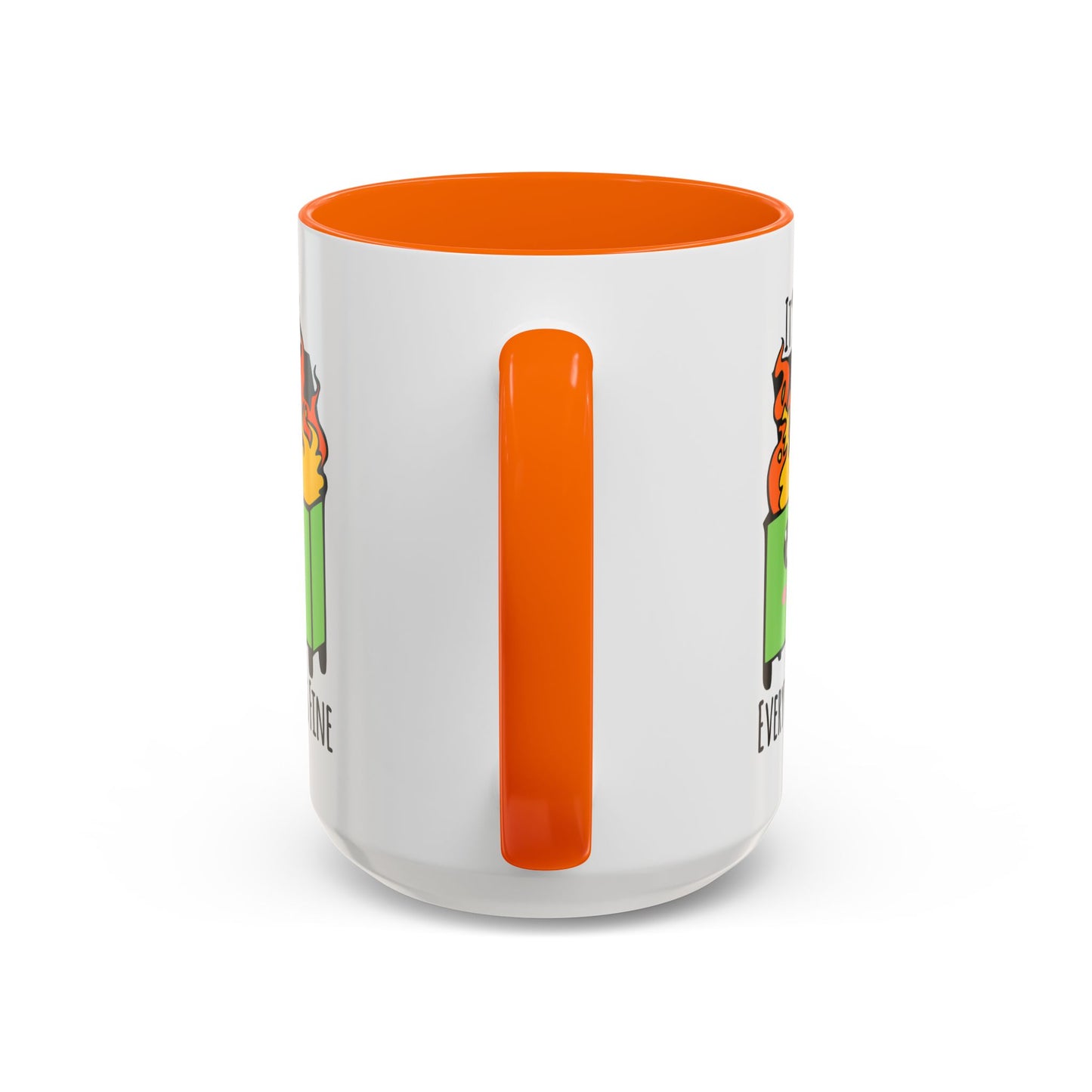 Customizable It's fine, I'm fine, Everything's Fine - Accent Coffee Mug (11, 15oz)