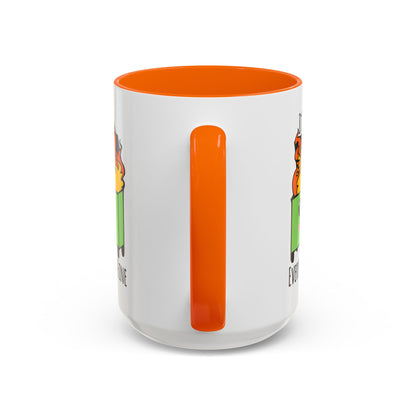 Customizable It's fine, I'm fine, Everything's Fine - Accent Coffee Mug (11, 15oz)