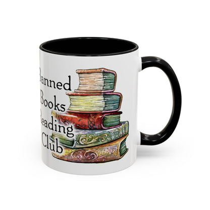 Banned Books Reading Club - Accent Coffee Mug (11, 15oz)