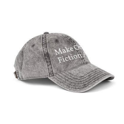 Make Orwell Fiction Again Embroidered Vintage Cap
