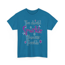 Sparkle Whenever Possible Tee  - Inspirational Graphic T-Shirt