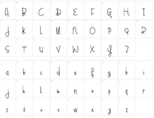 Blueberry Oatmeal 3mm upper case  - Morando Destash