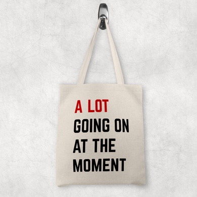 A lot going on -  tote bag