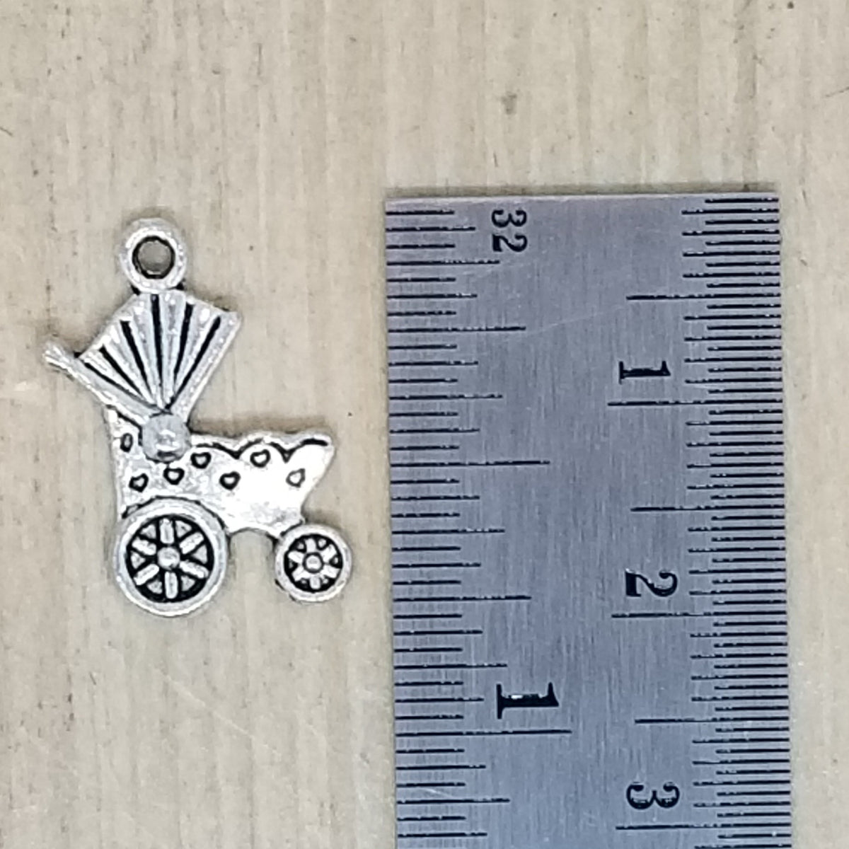 Baby Carriage Charm - lot of 5