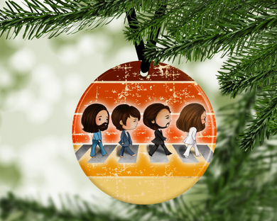 Beatles -  porcelain / ceramic ornament