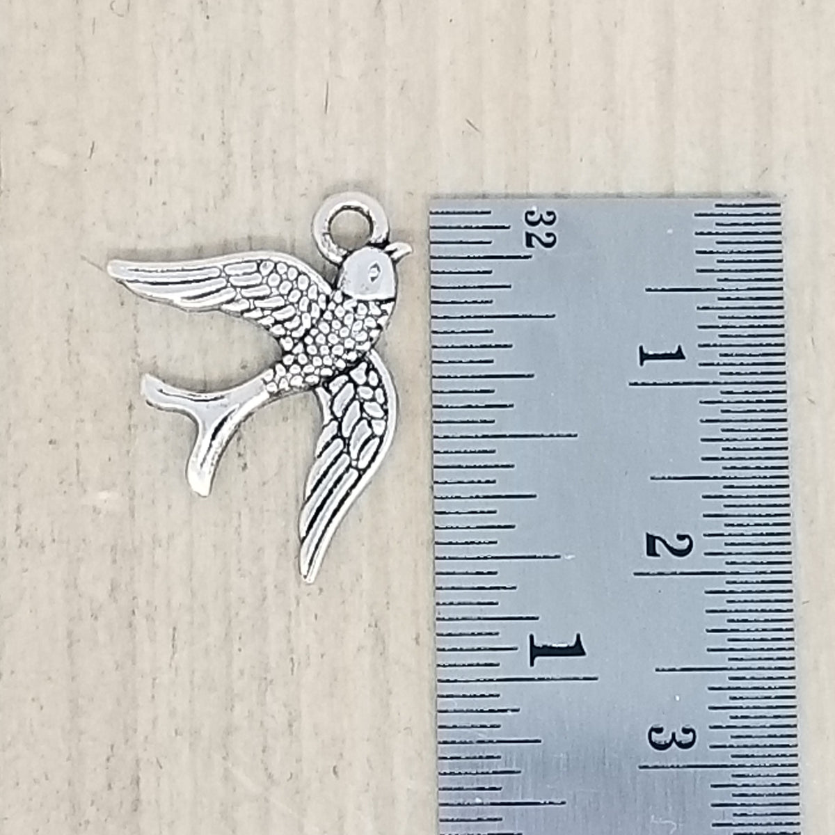 Bird Charm - lot of 6