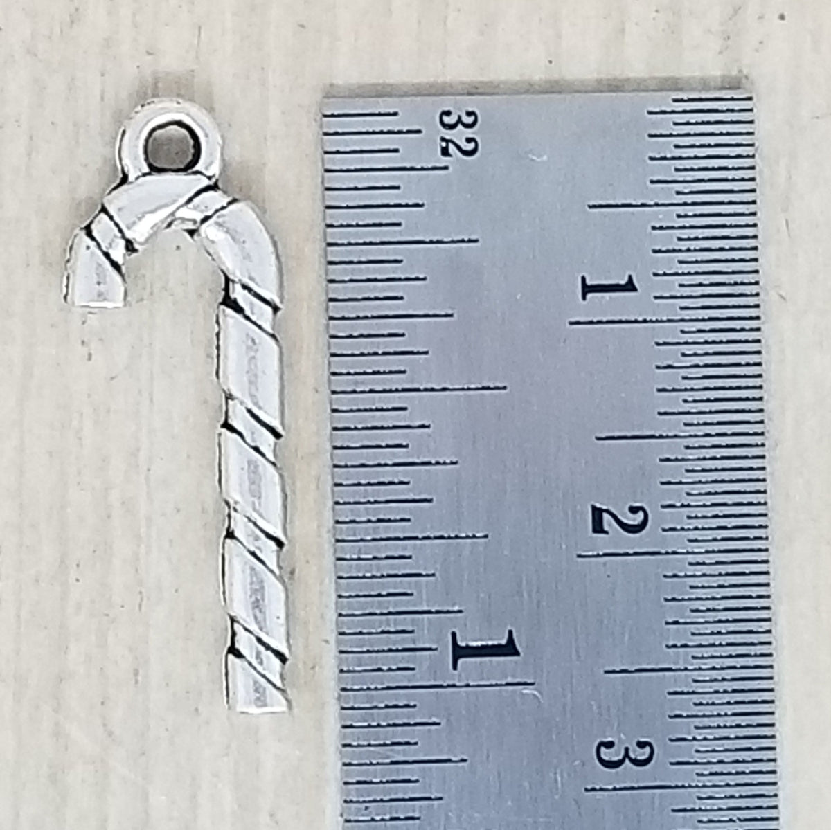 Candy Cane Charm - lot of 10