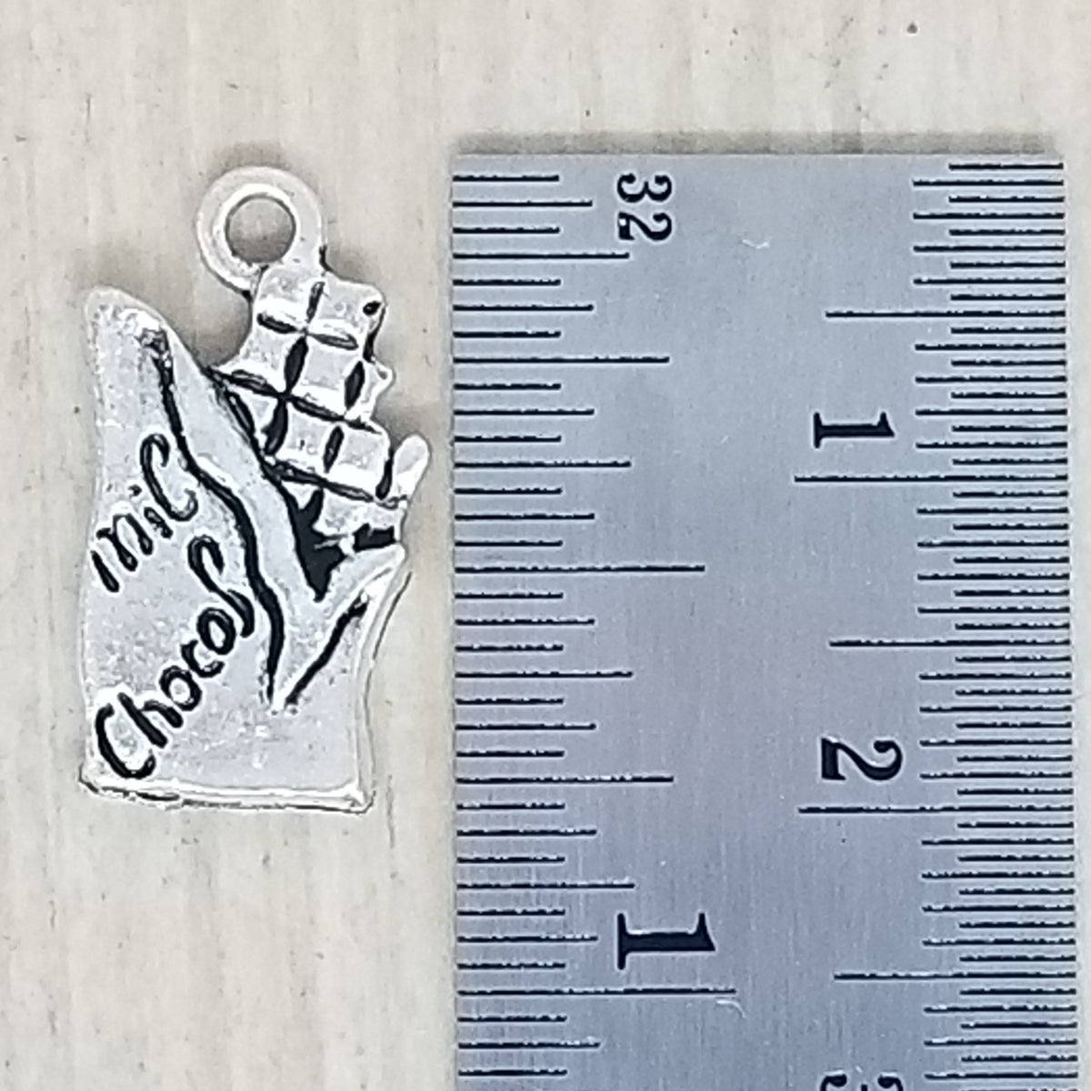 Chocolate Bar Charm - lot of 10