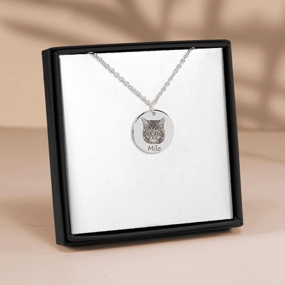 Cat Portrait Necklace