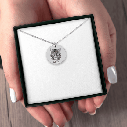 Cat Portrait Necklace