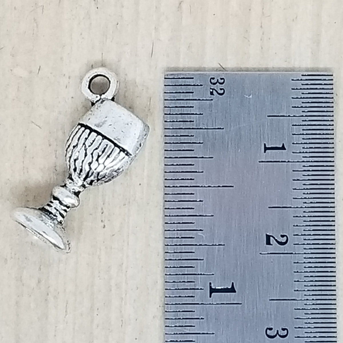 Detailed Drinking Glass Charm - lot of 8