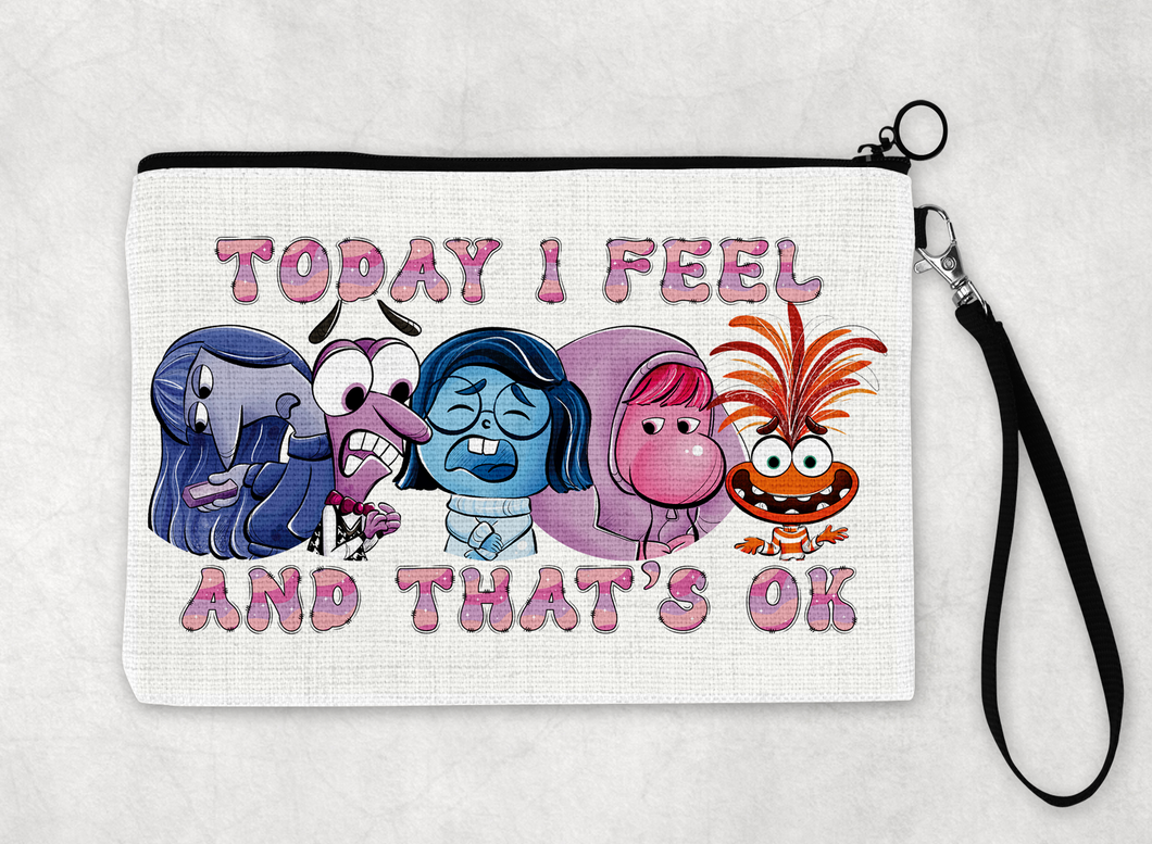 Today I feel   -  zipper bag