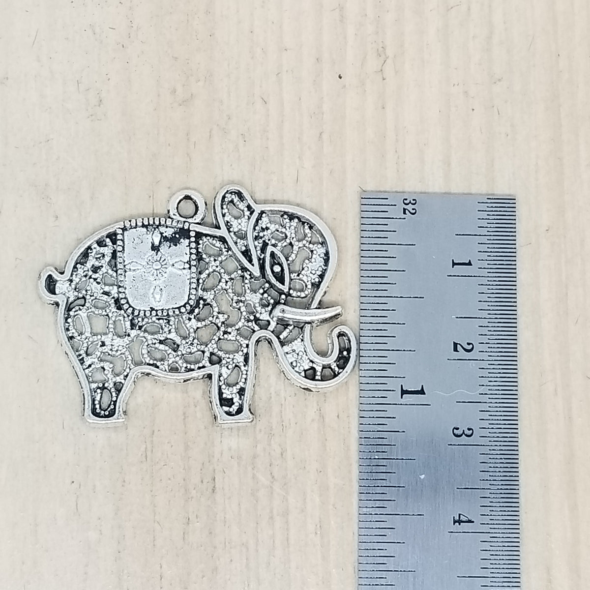 Fancy Elephant Charm - lot of 3