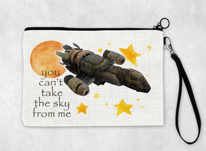 You can't take the sky from me   -  zipper bag