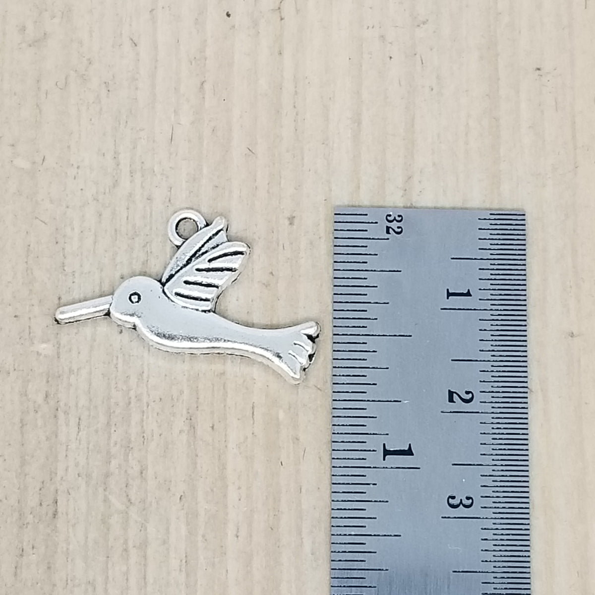 Large Hummingbird Charm - lot of 6