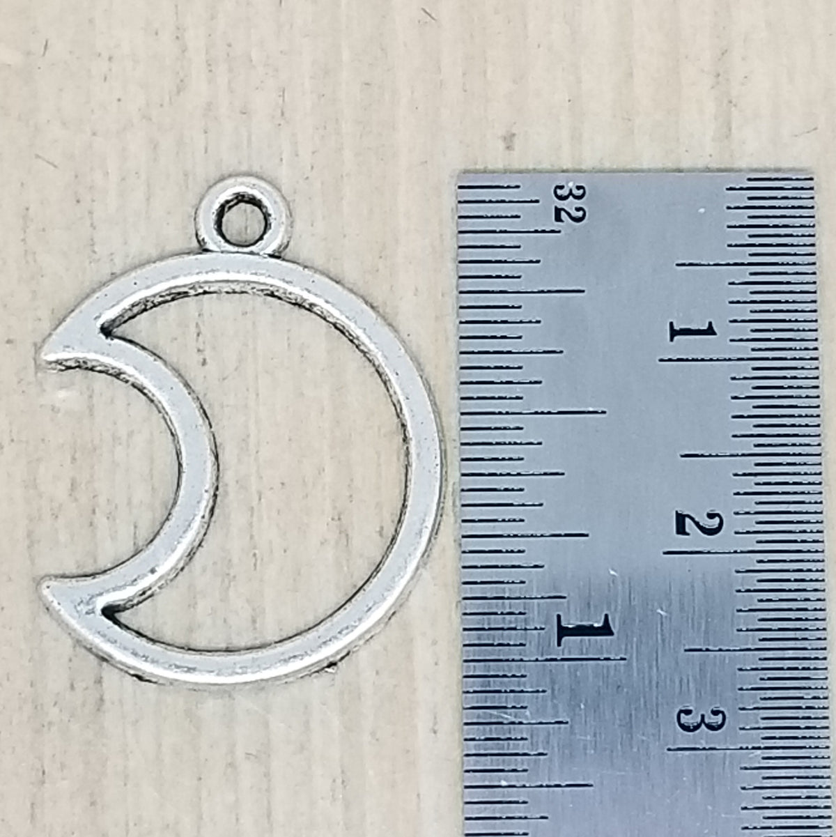 Large Moon Charm - lot of 5