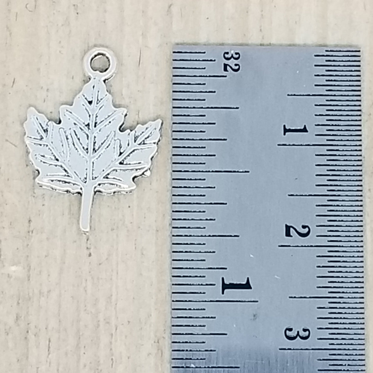 Maple Leaf Charm - lot of 10