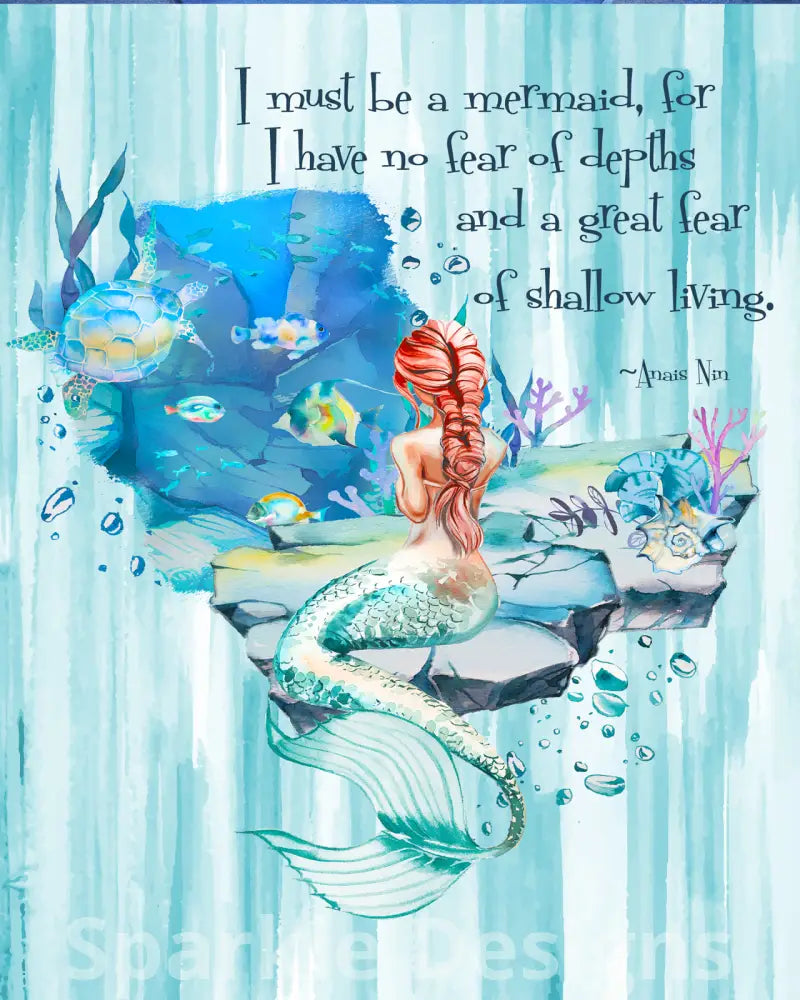 I must be a mermaid
