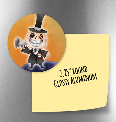 NBC Mayor -  Round Aluminum Magnet