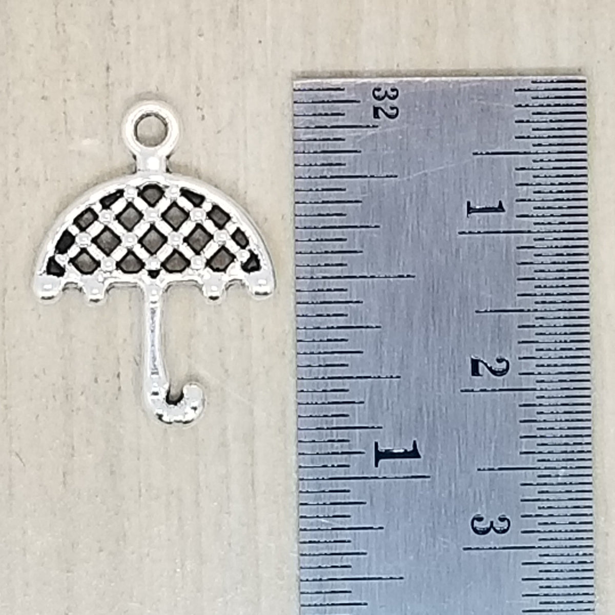 Patterned Umbrella Charm - lot of 5
