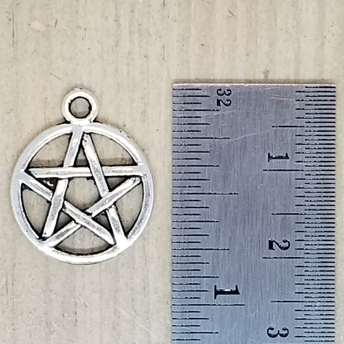 Pentagram Charm - lot of 5
