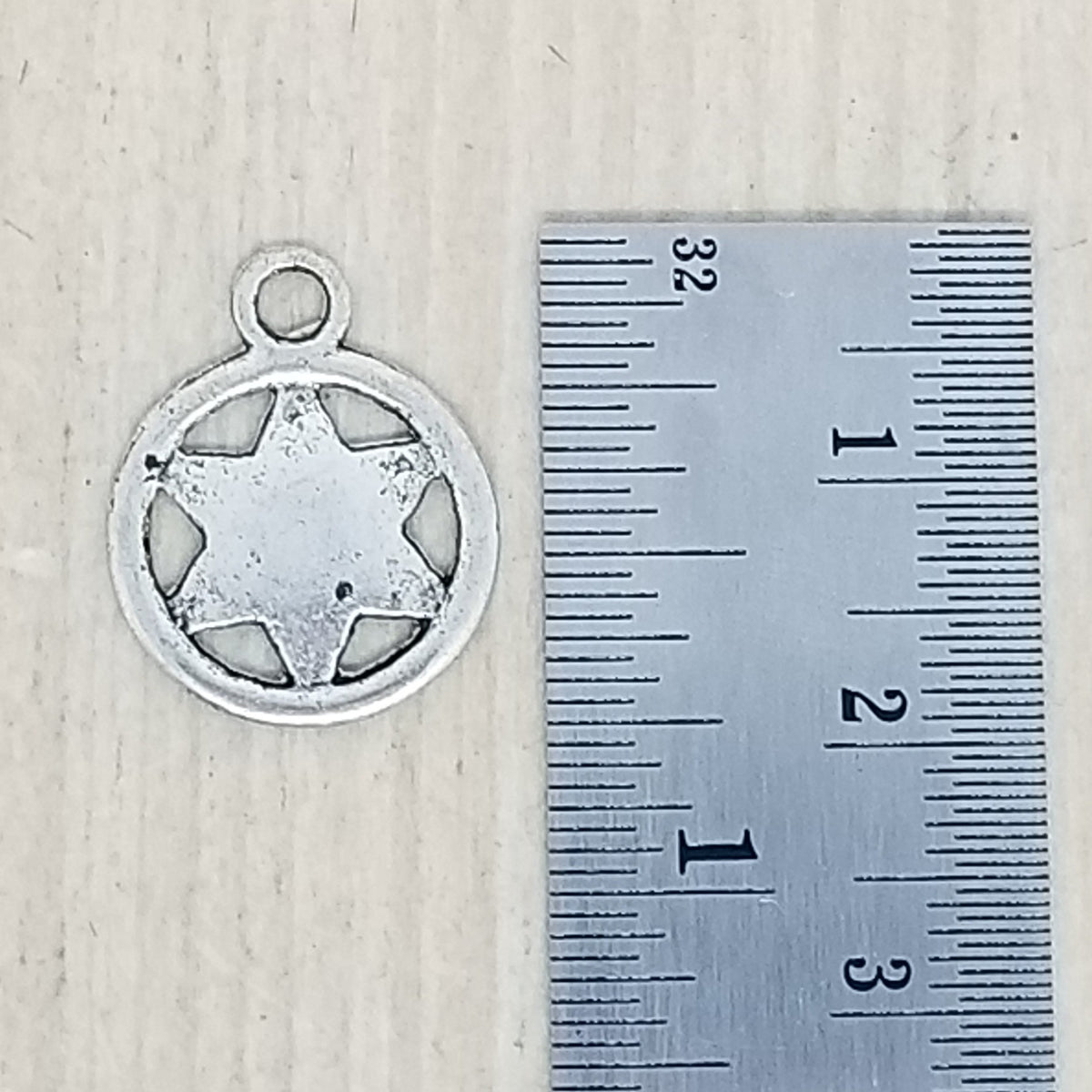 Sheriff Badge Charm - lot of 20