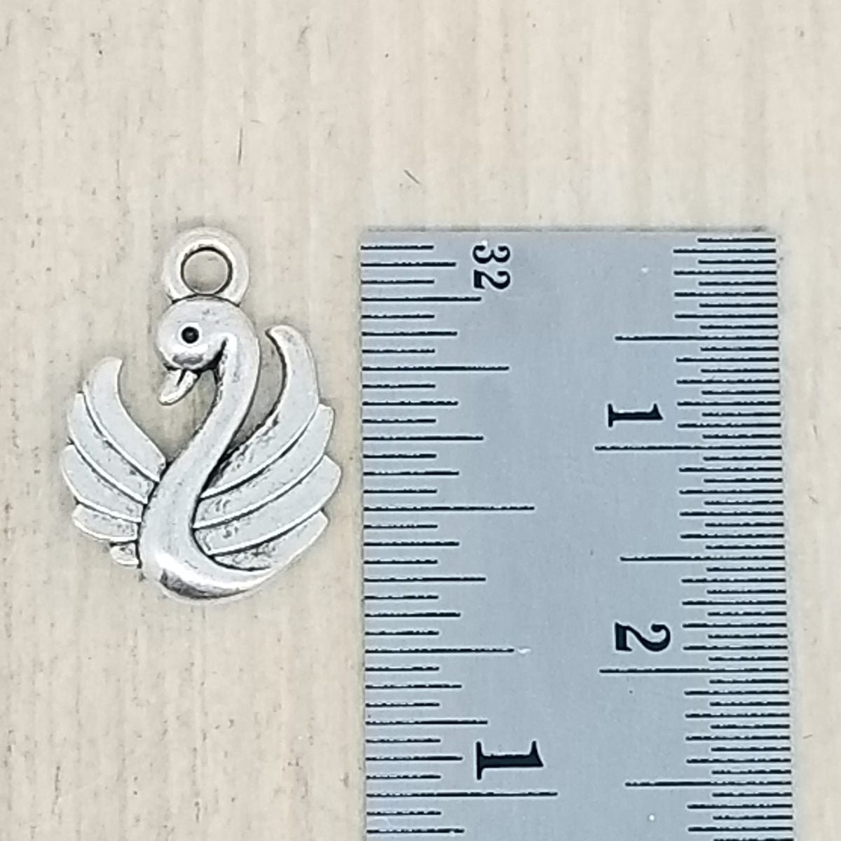 Swan Charm  Lot of 9