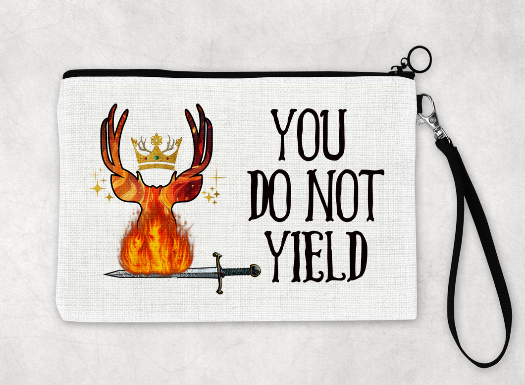 You do not yield   -  zipper bag