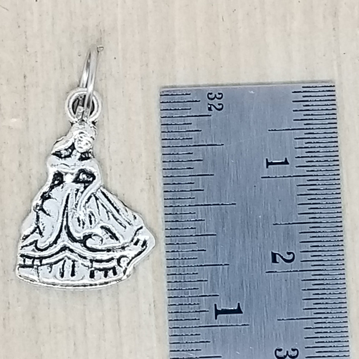 Victorian lady charm - lot of 5