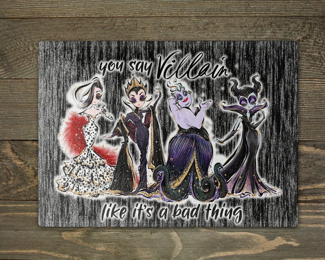 Villains - Cutting Board