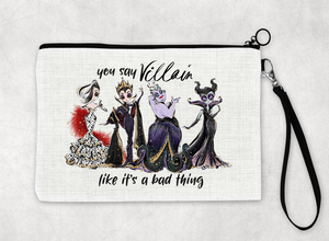 Villains   -  zipper bag