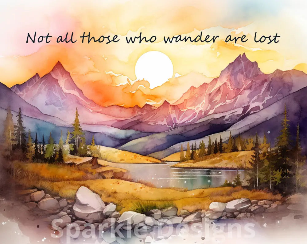 Not all those who wander
