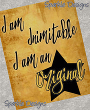 I am inimitable. I am an original. -  142 wood Print
