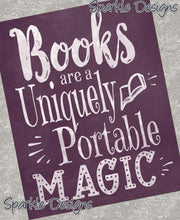 Books are a uniquely portable magic - Books 169 Magnet