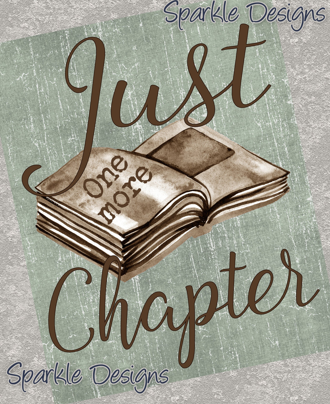 Just One More Chapter - Books 186 wood Print