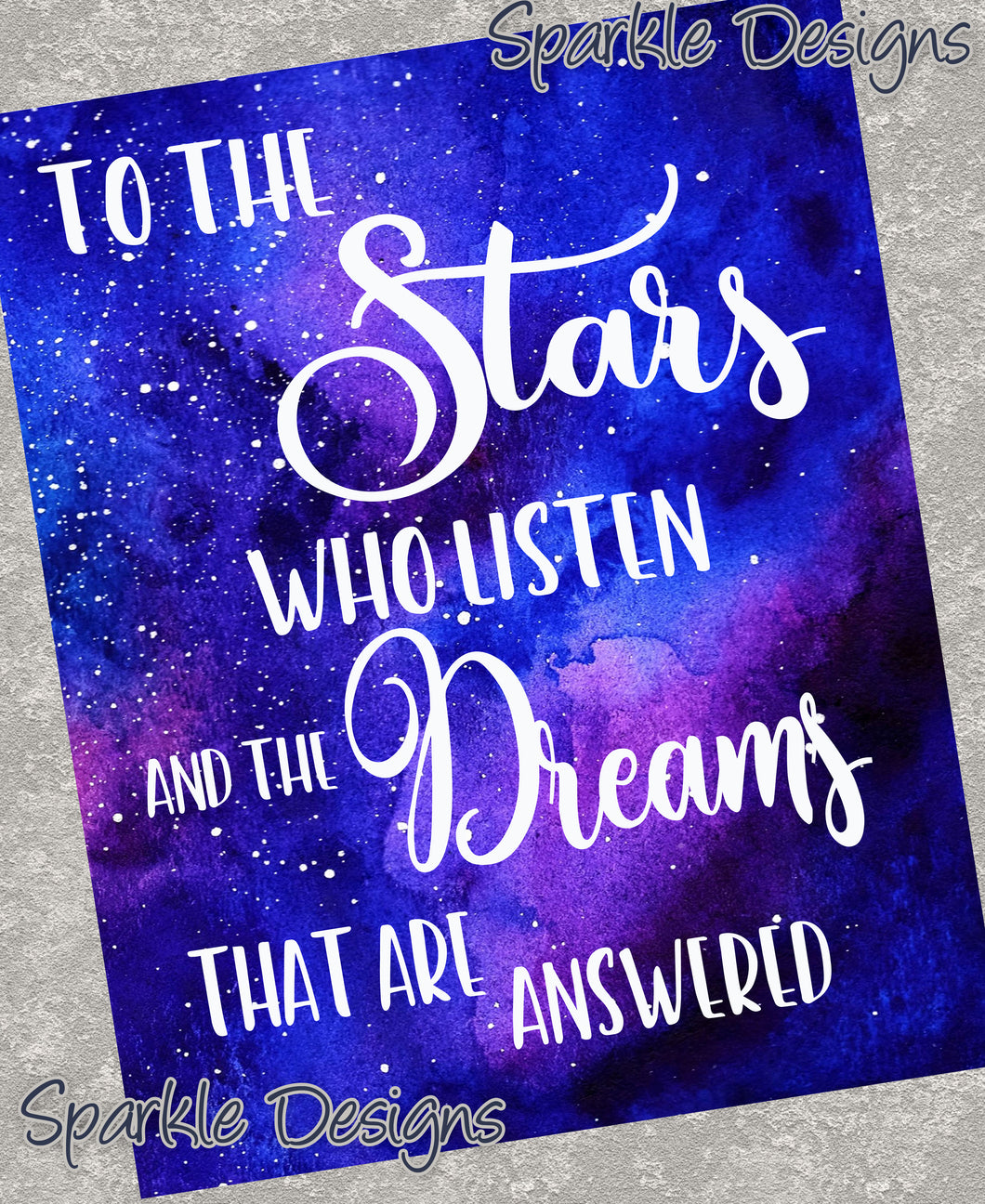 To The Stars Who Listen And The Dreams That Are Answered - 192 Magnet