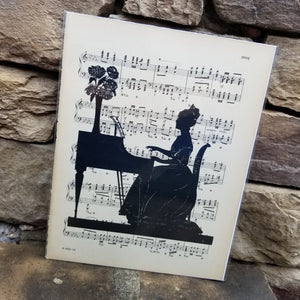Music Art - Princess Playing Piano