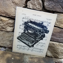 Music Art - Typewriter
