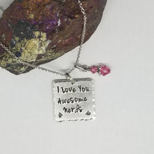 I Love You Awesome Nerds - Pendant Necklace