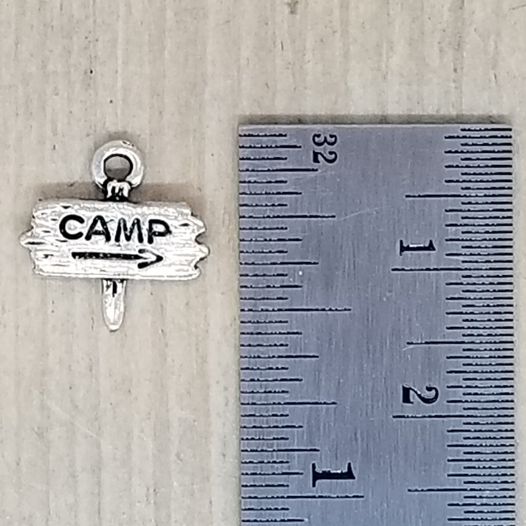 Camp Sign Charm