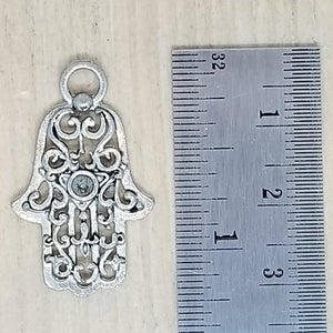 Large Fancy Hand Charm