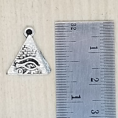 Pyramid with Eye Charm