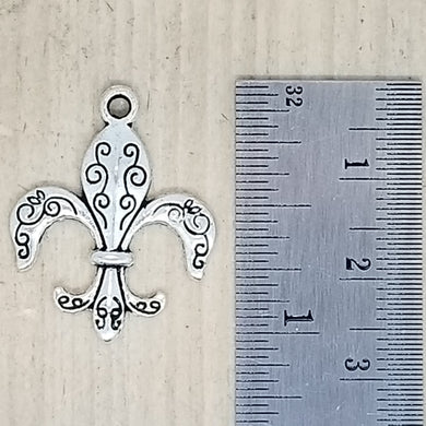 Large Fleur De Lis Charm