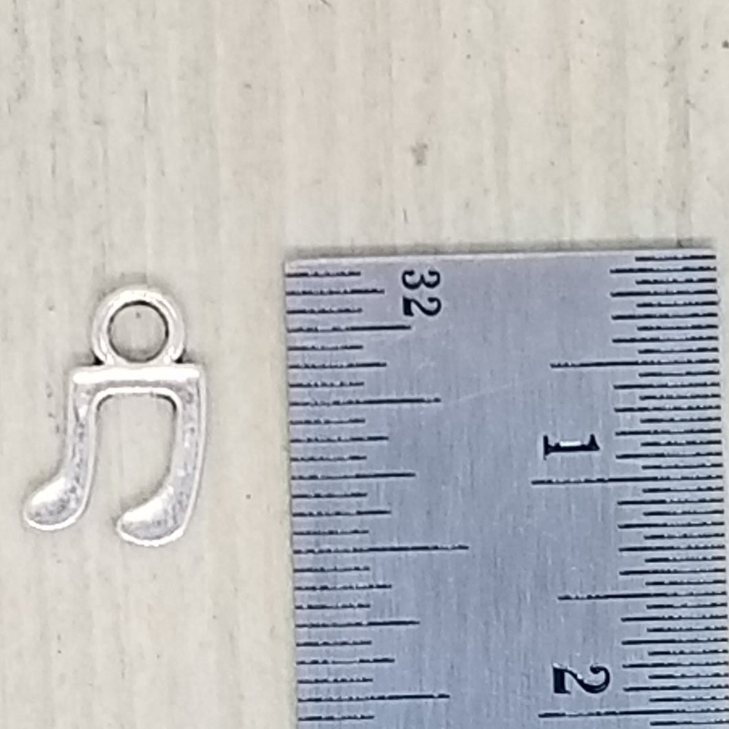 Small Double Music Note Charm