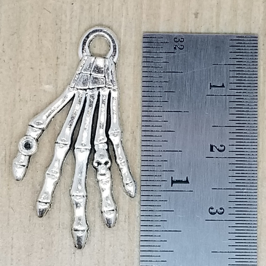 Skeleton Hand Charm