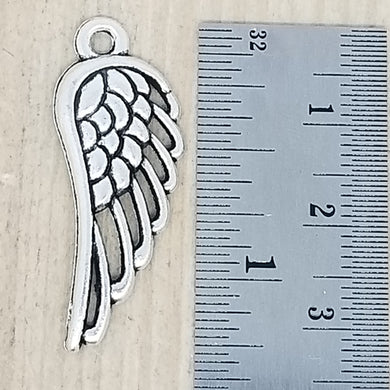 Large Hollow Wing Charm