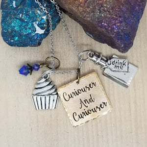 Curiouser and Curiouser - Charm Necklace