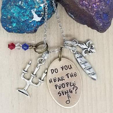 Do You Hear The People Sing? - Charm Necklace